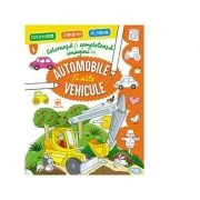 Coloreaza si completeaza imagini cu automobile si alte vehicule