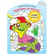 Colorez dupa numere. Prietenii lui Peticel. Nivelul 4