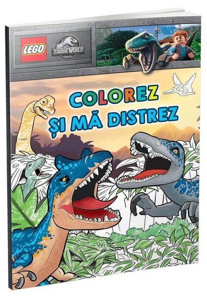 Colorez și mă distrez în Jurassic World! - Paperback - Gama