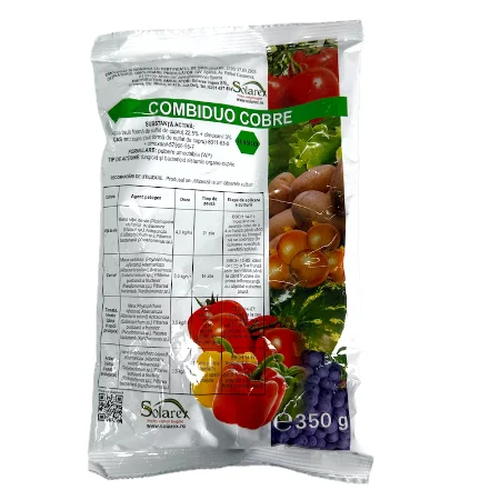 Combiduo Cobre 350 gr, fungicid sistemic, mana (vita de vie, cartof, ardei, tomate, vinete)