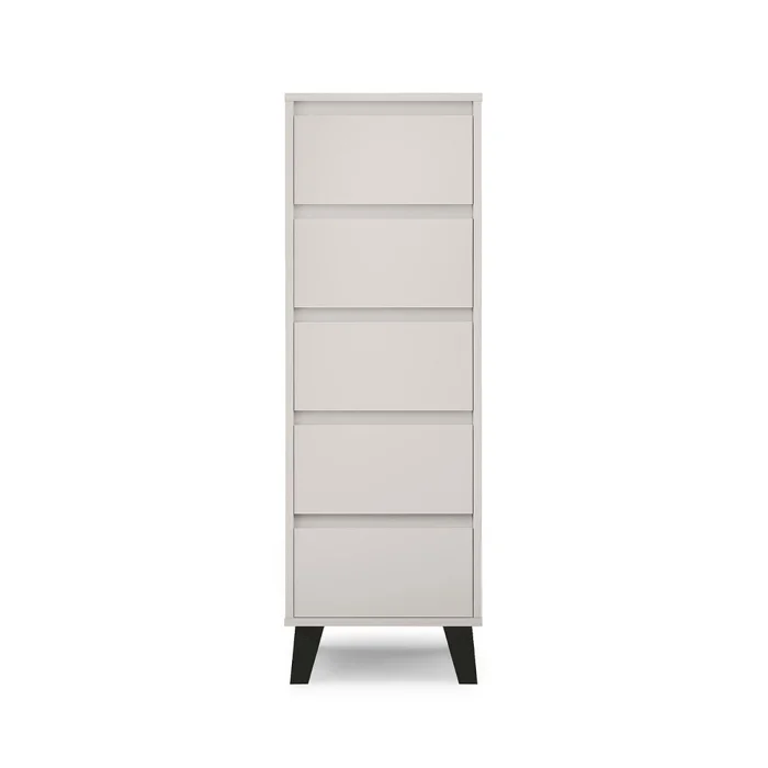 Comoda BORG, 5 sertare, casmir, 40x38,8x120,4 cm