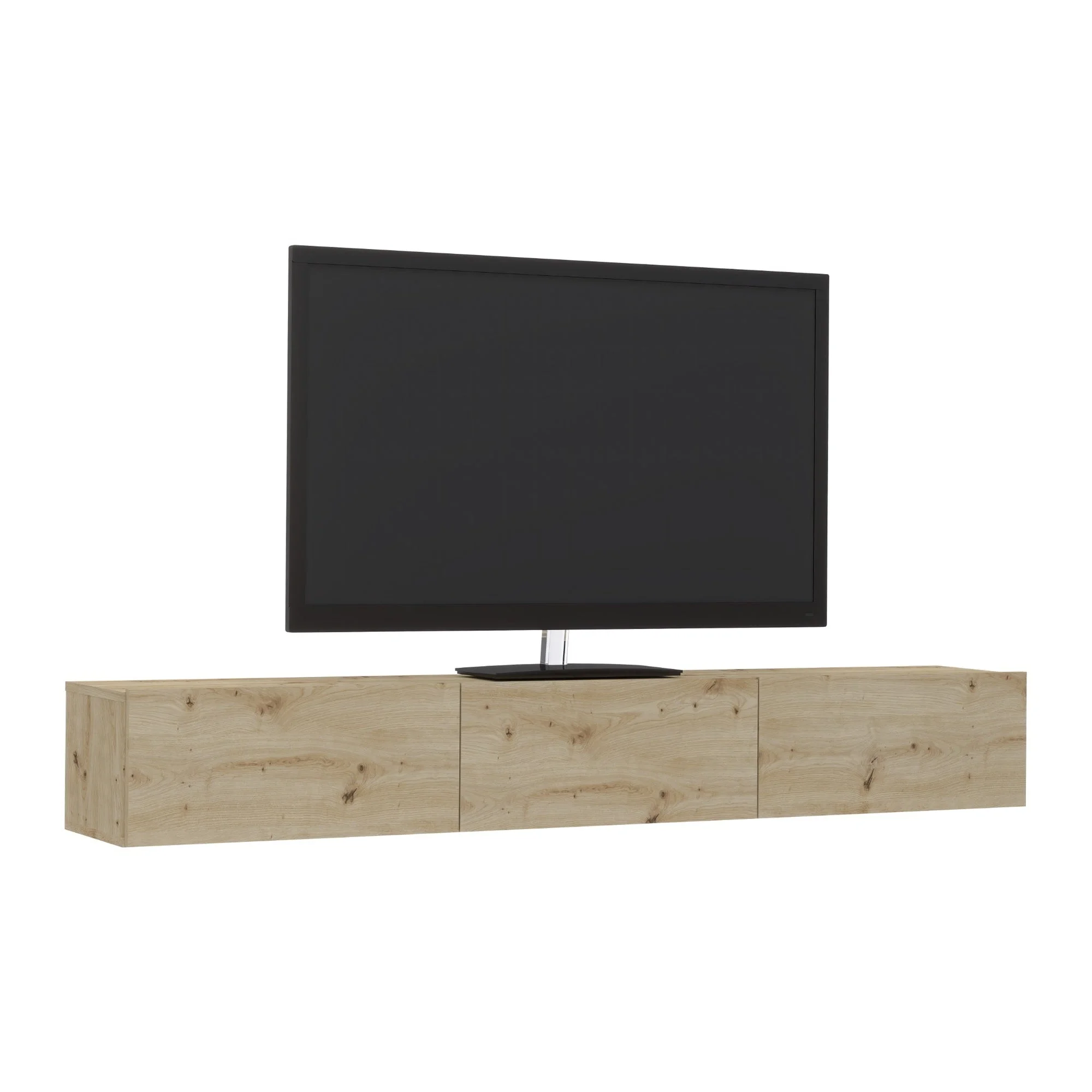 Comoda TV Elba, Stejar Artisan, 180 x 30 x 25 cm