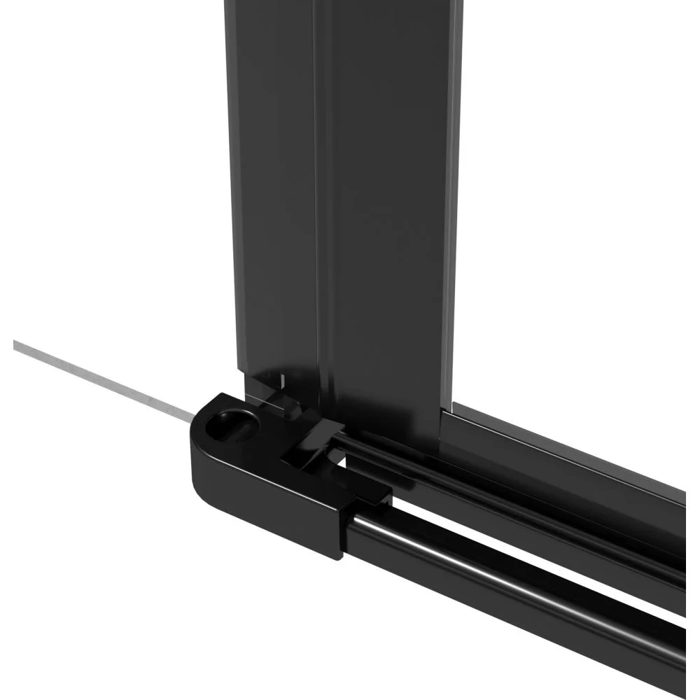 Componenta pentru imbinarea usilor de dus Deante Kerria Plus, negru mat