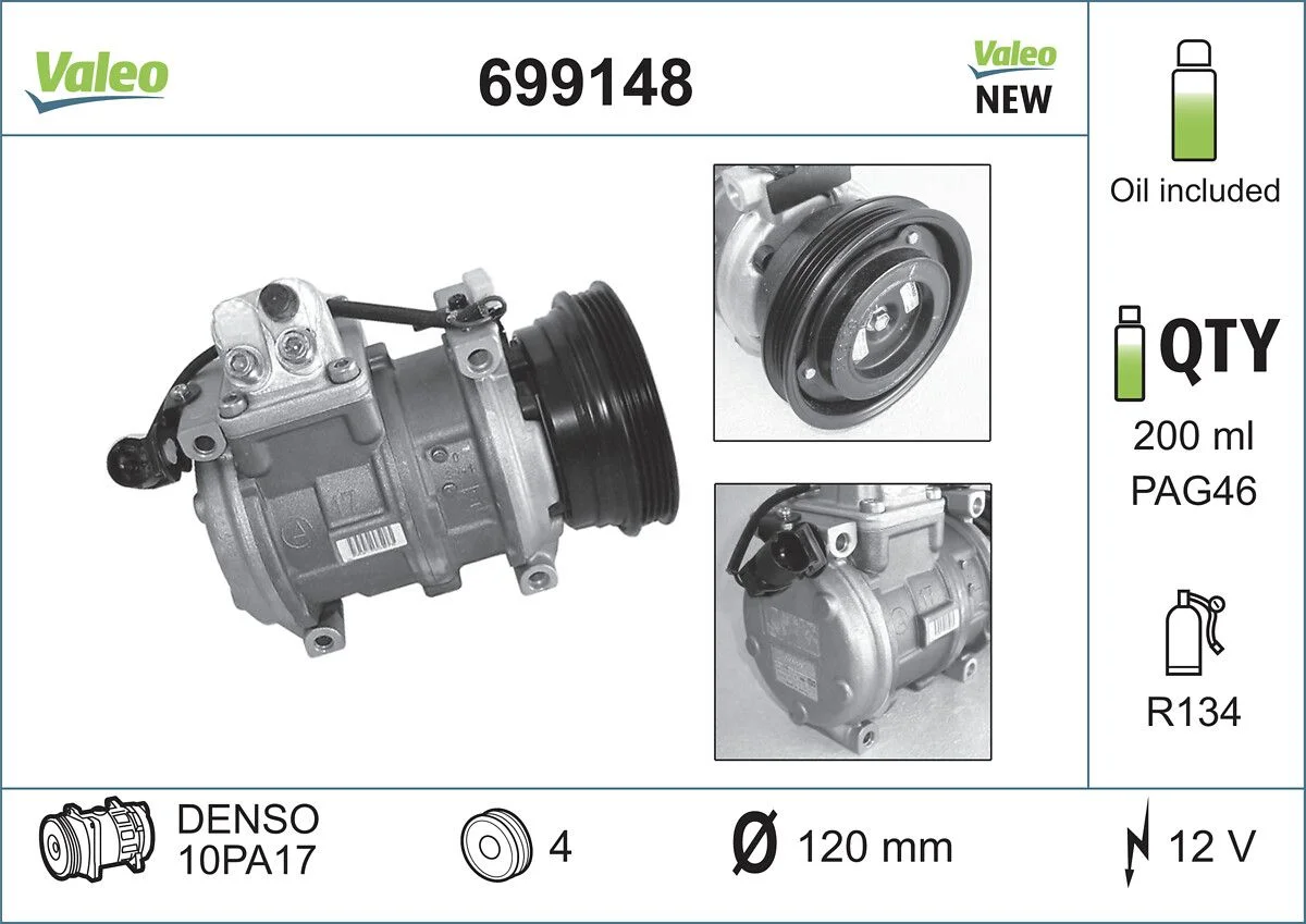 Compresor, climatizare VALEO 699148