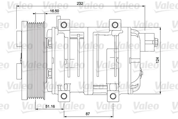Compresor, climatizare VALEO 716657