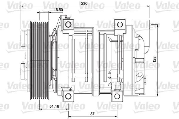 Compresor, climatizare VALEO 716658
