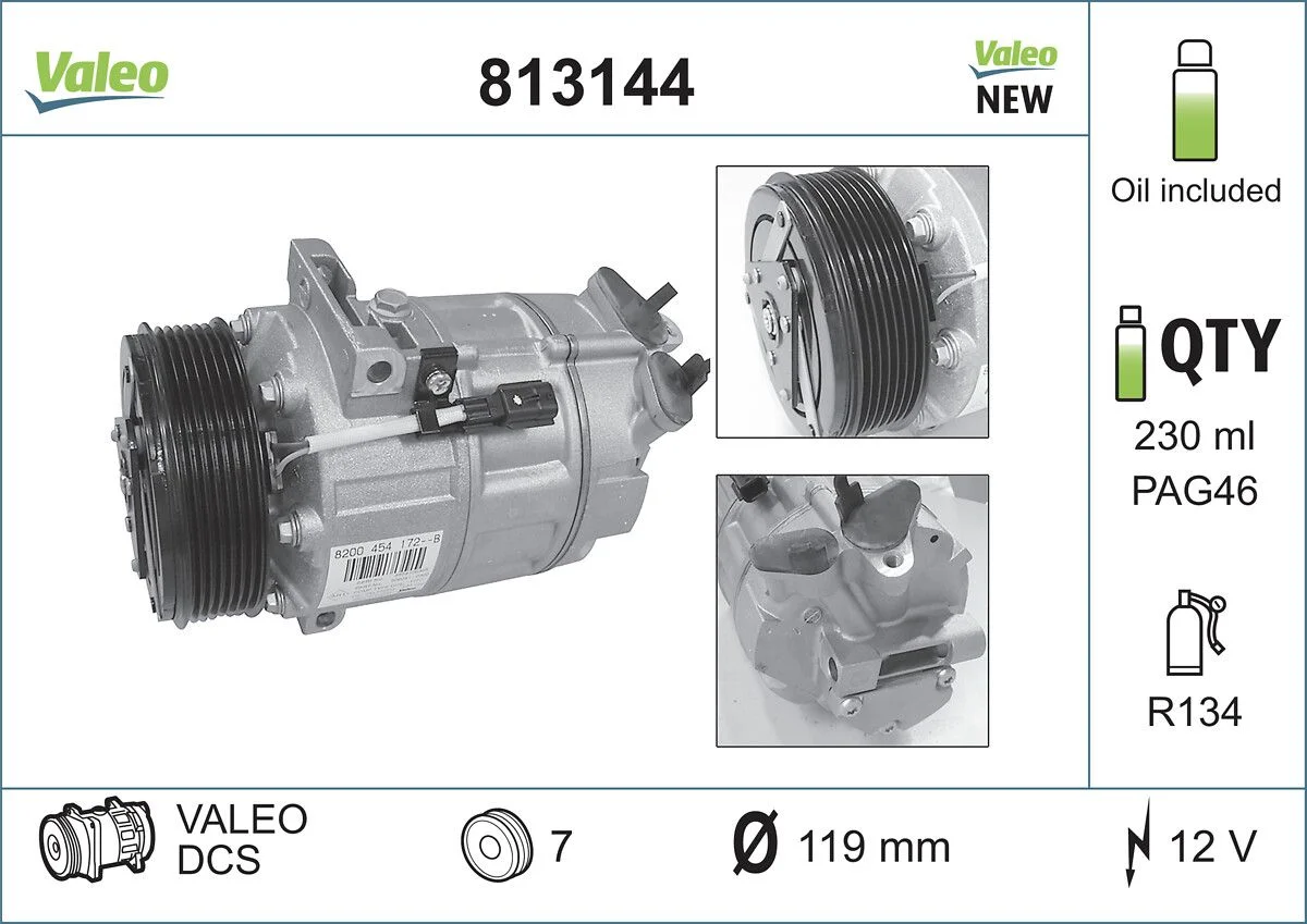 Compresor, climatizare VALEO 813144