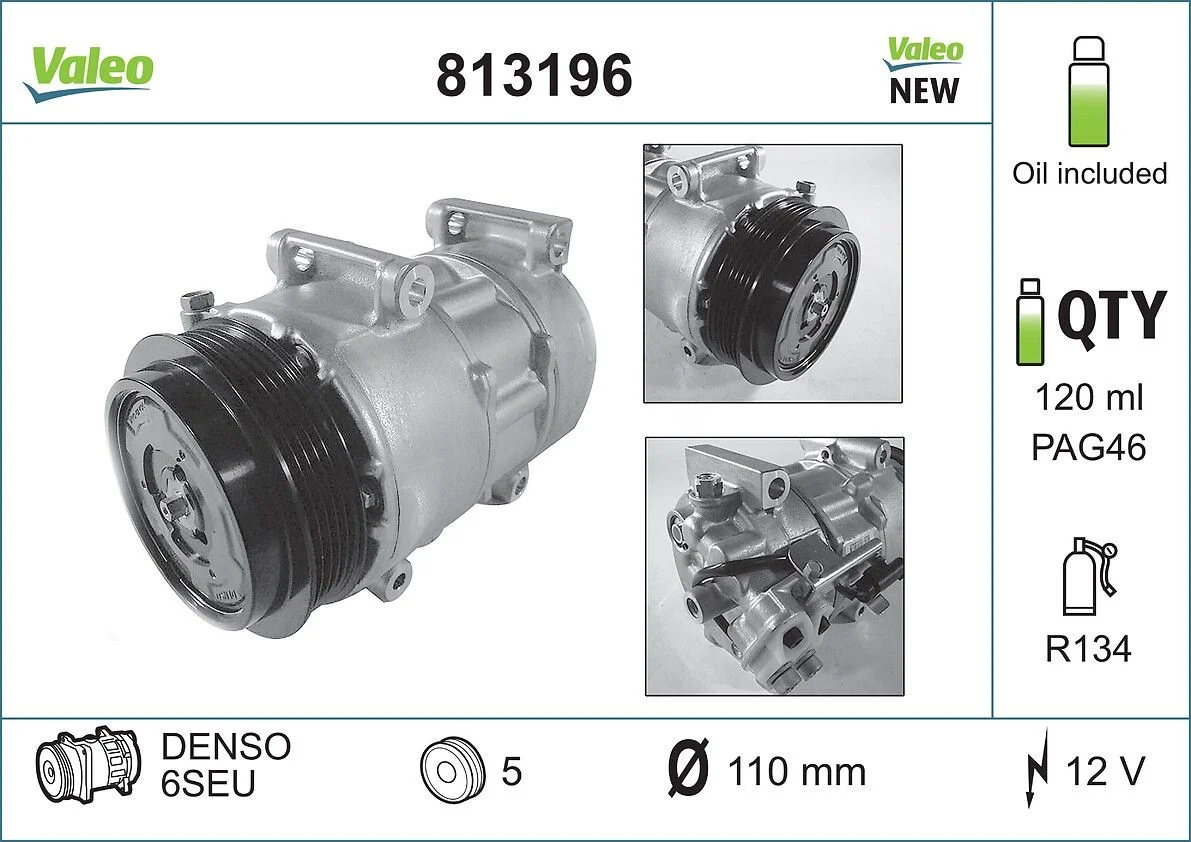 Compresor, climatizare VALEO 813196