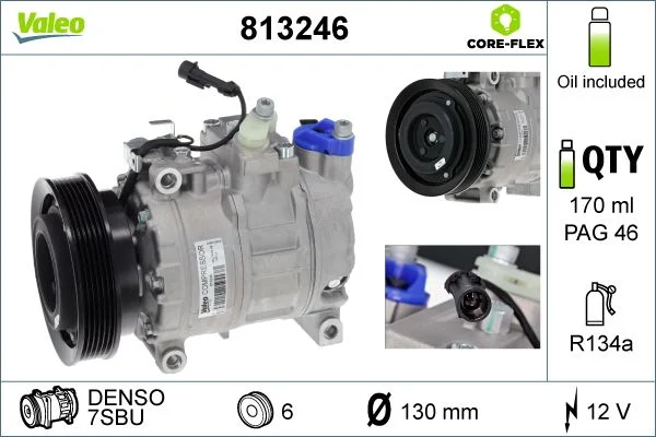 Compresor, climatizare VALEO 813246
