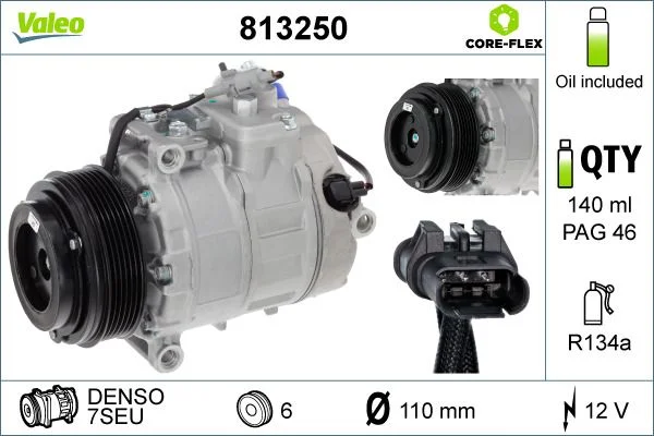 Compresor, climatizare VALEO 813250