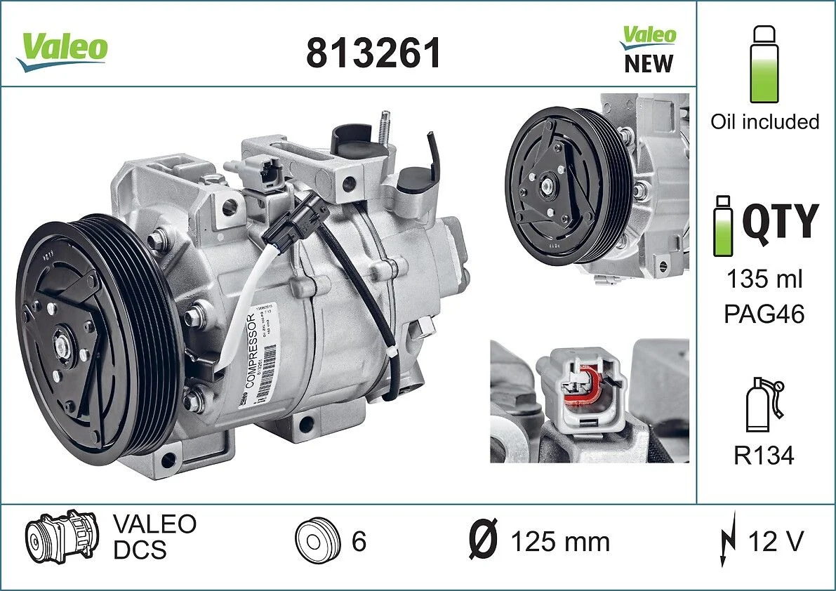 Compresor, climatizare VALEO 813261