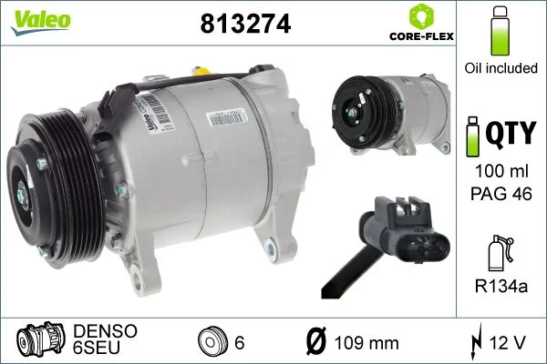 Compresor, climatizare VALEO 813274