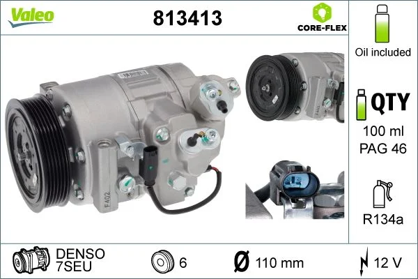 Compresor, climatizare VALEO 813413