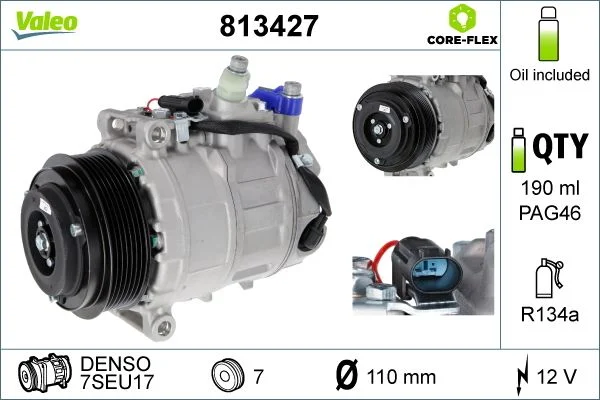Compresor, climatizare VALEO 813427