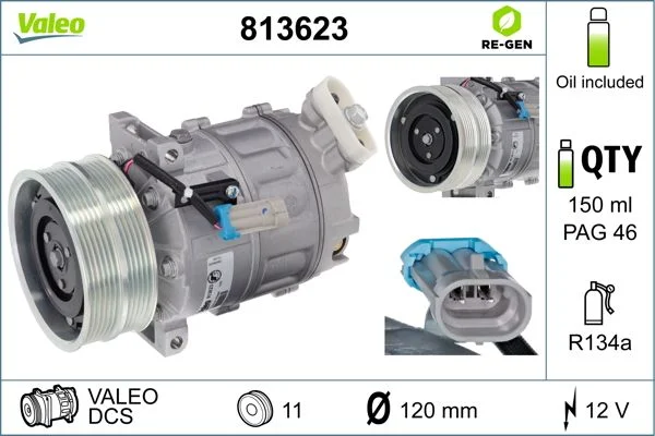 Compresor, climatizare VALEO 813623