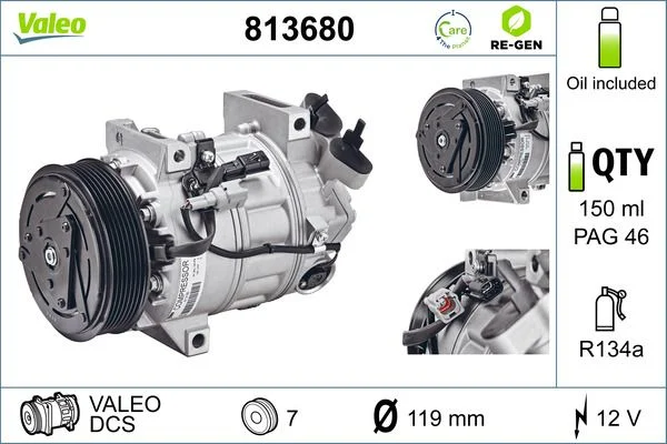 Compresor, climatizare VALEO 813680