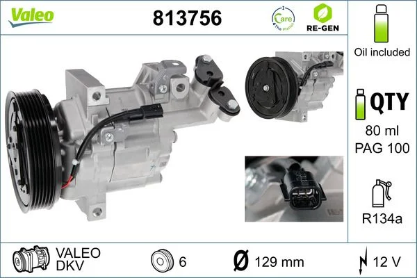 Compresor, climatizare VALEO 813756