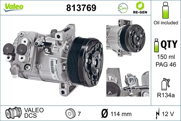 Compresor, climatizare VALEO 813769