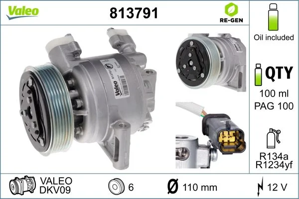 Compresor, climatizare VALEO 813791