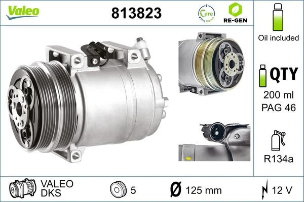Compresor, climatizare VALEO 813823