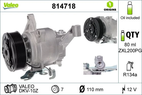 Compresor, climatizare VALEO 814718