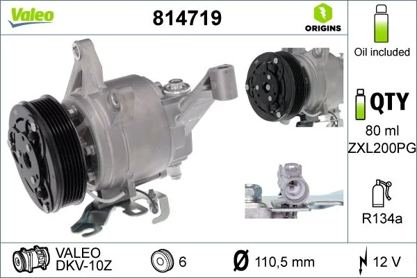 Compresor, climatizare VALEO 814719