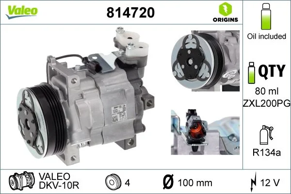 Compresor, climatizare VALEO 814720