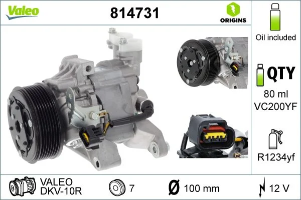 Compresor, climatizare VALEO 814731