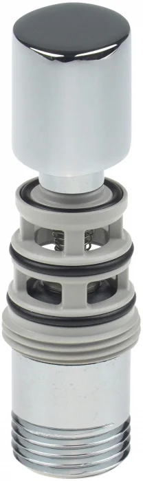 Comutator de dus, cu supapa de retinere, 2 functii, crom Deante