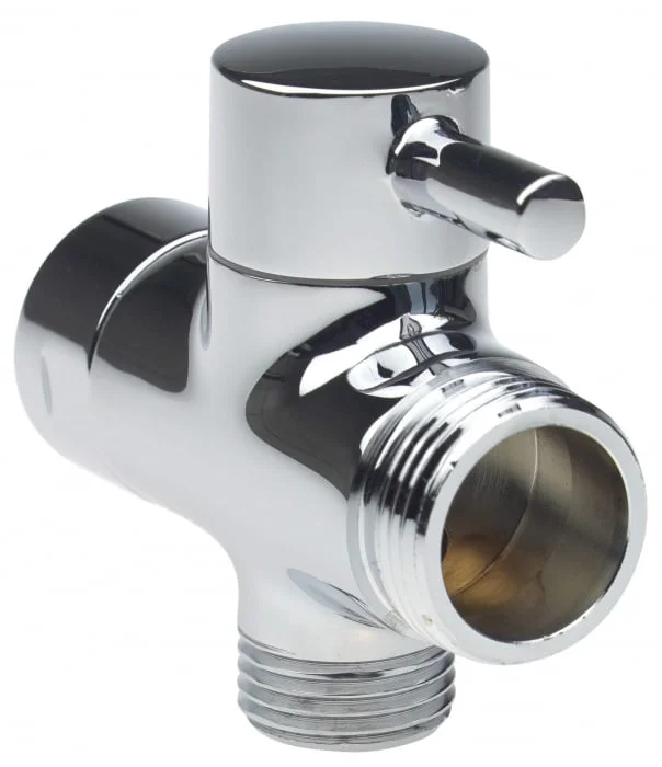 Comutator de dus, pentru coloane de dus, 2 functii, crom Deante