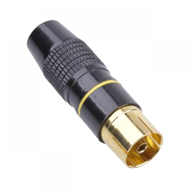 Conector de lipit antena TV metalic, GNI0272