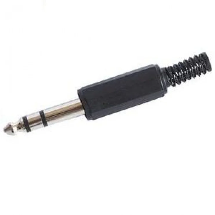 Conector de lipit jack stereo 6.3mm tata, cjack6m