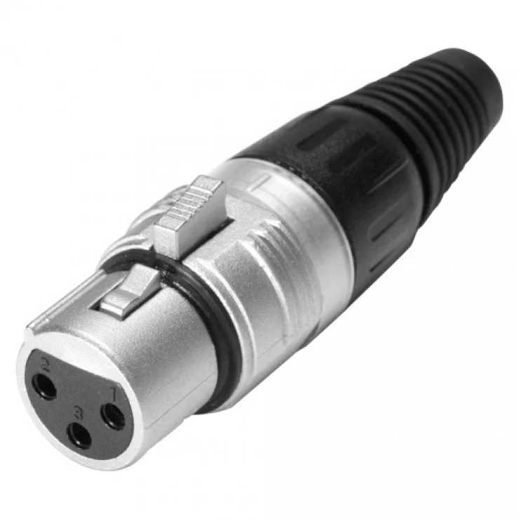 Conector de lipit XLR 3 pini mama, HICON HI-X3CF