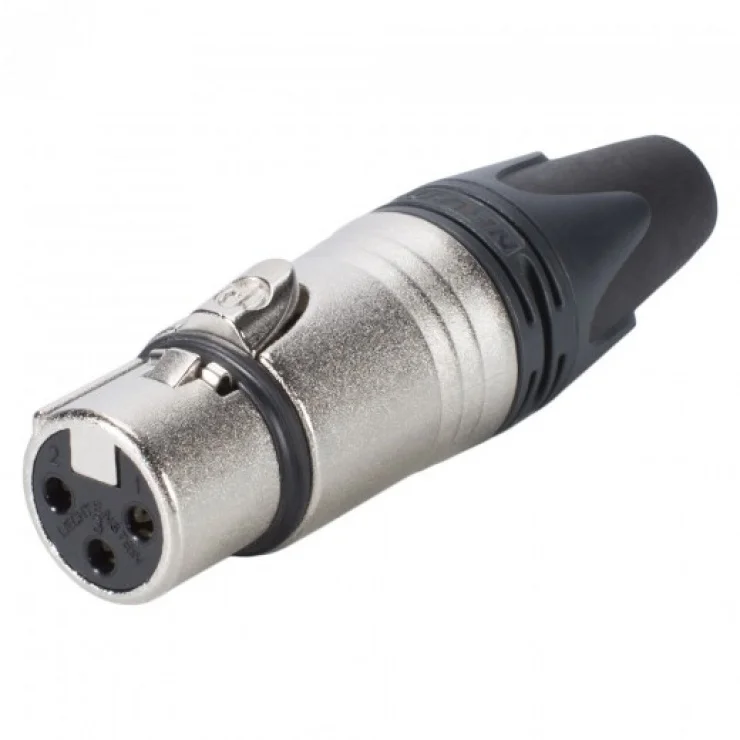 Conector de lipit XLR 3 pini mama, Neutrik NC3FXX