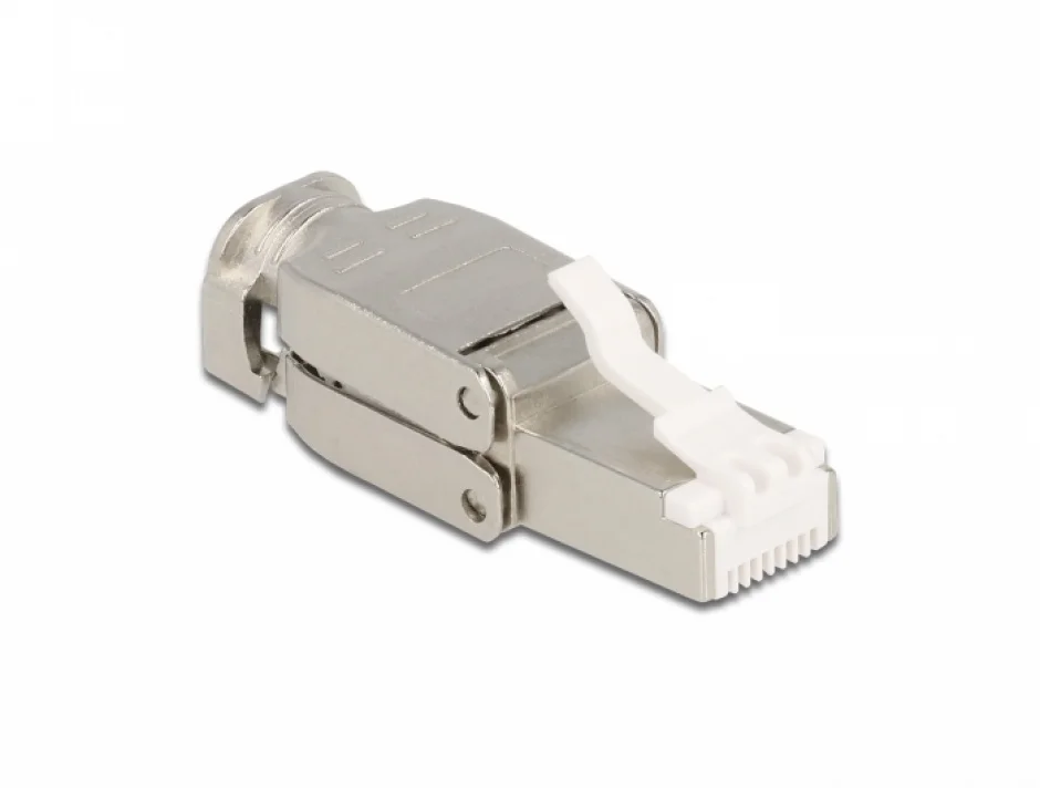 Conector de retea RJ45 Cat.6 STP toolfree, Delock 86926