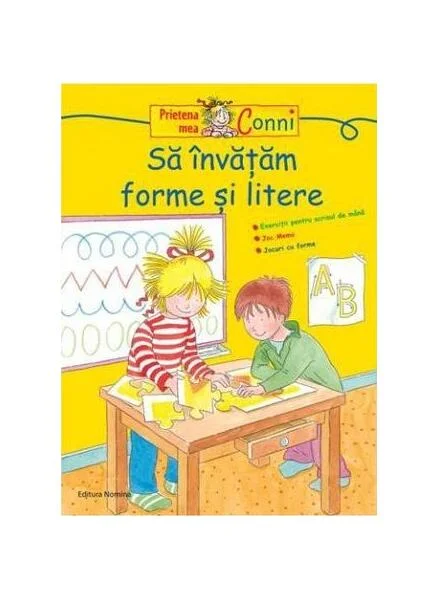 Conni. Să învățăm forme și litere - Paperback - Hanna Sörensen - Nomina