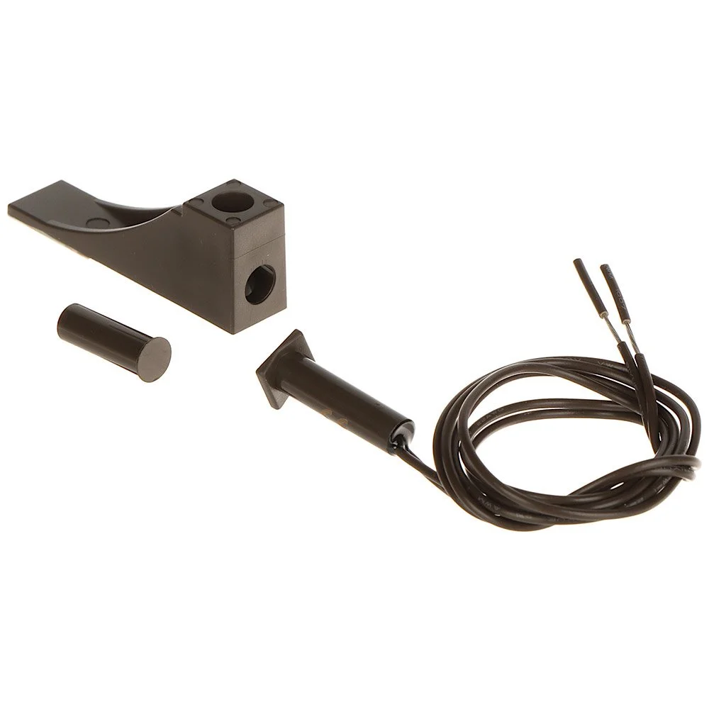 Contact magnetic cu suport Satel B-21 BR, incastrat, NO, maro