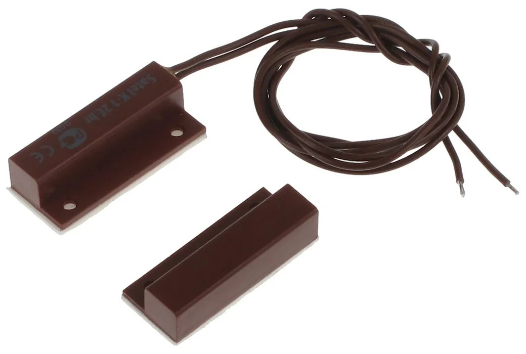 Contact magnetic Satel K-1 2E BR, aparent, NC, 2EOL, maro