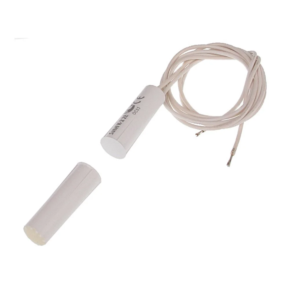 Contact magnetic Satel K-2 2E, incastrat, NC, rezistor EOL, alb