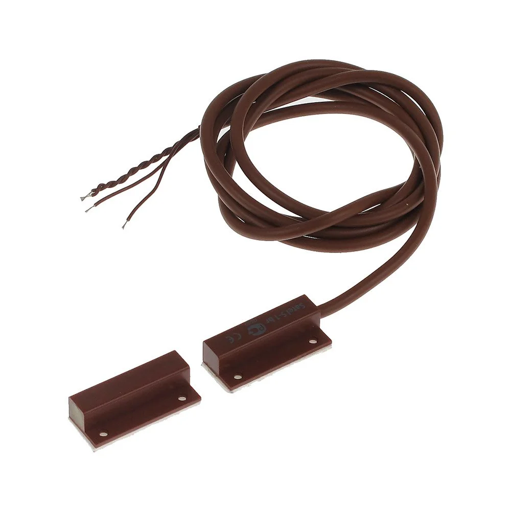 Contact magnetic Satel S-1 BR, aparent, NC, tamper, maro