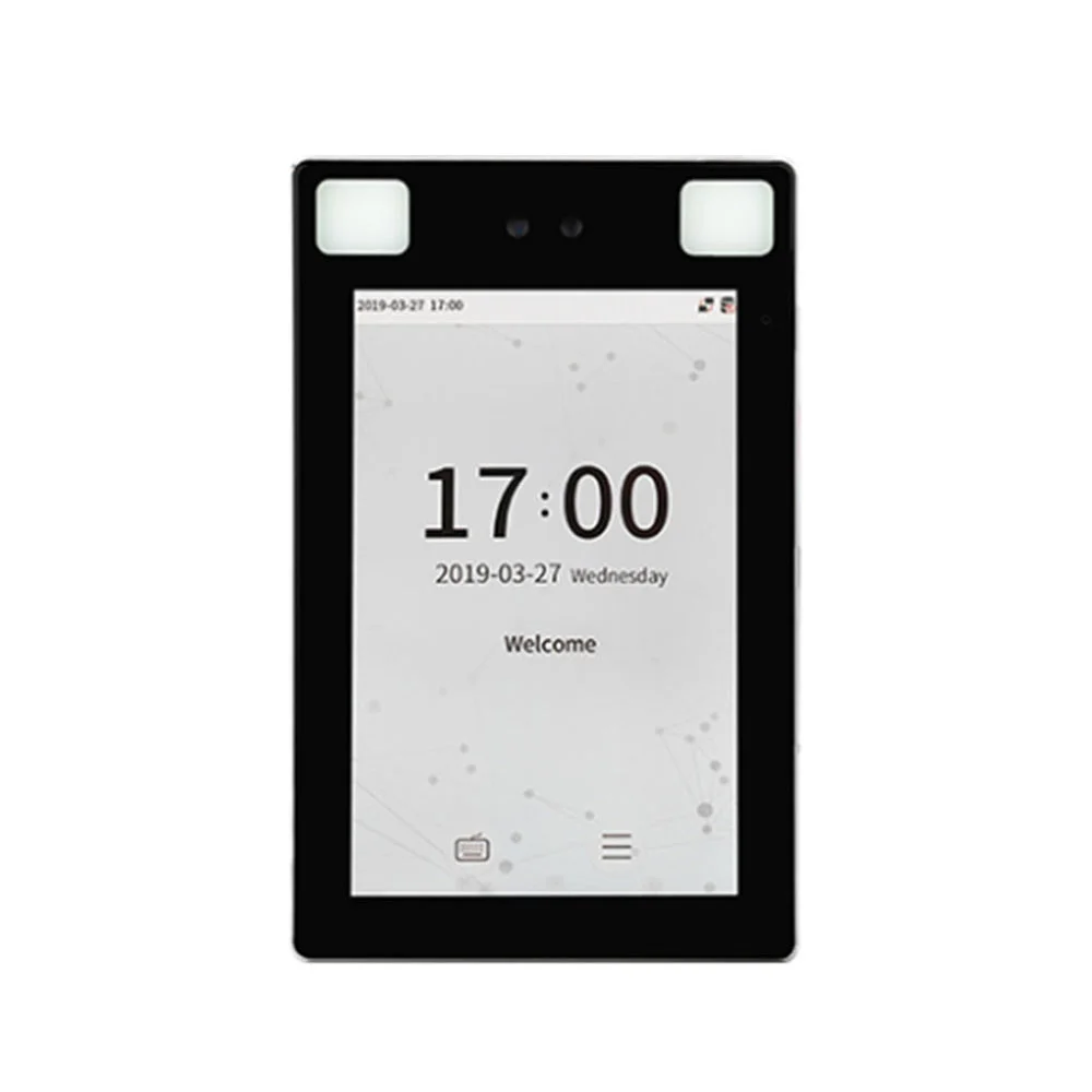 Controler de acces facial IP WiFi ZKTeco GL-PROFACE-X-P-2-CH-W, ecran 8 inch, 2 MP, 30.000 fete, 50.000 carduri, 10.000 evenimente, montaj in turnichet