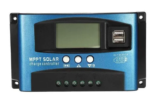 Controler solar de incarcare MPPT/PWM 12V/24V 60A dublu USB ecran LCD