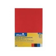 Coperta indosariere A4 Office Cover LG-01, carton rosu, imitatie piele, 230g/mp, top cu 100 coli