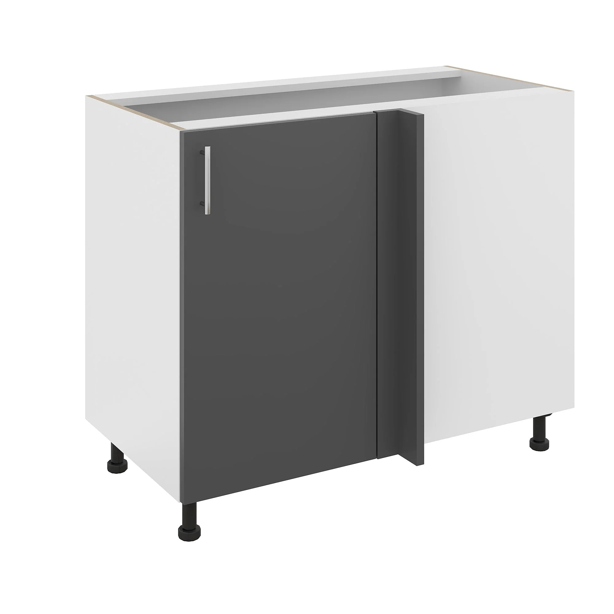 Corp Baza Colt Karo, Antracit/Alb, 98 x 50 x 80 cm