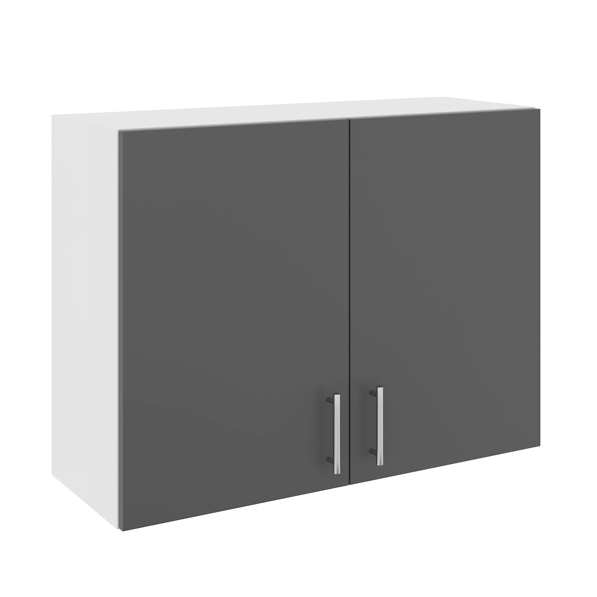 Corp Superior Karo, 2 Usi, Antracit/Alb, 80 x 30 x 60 cm