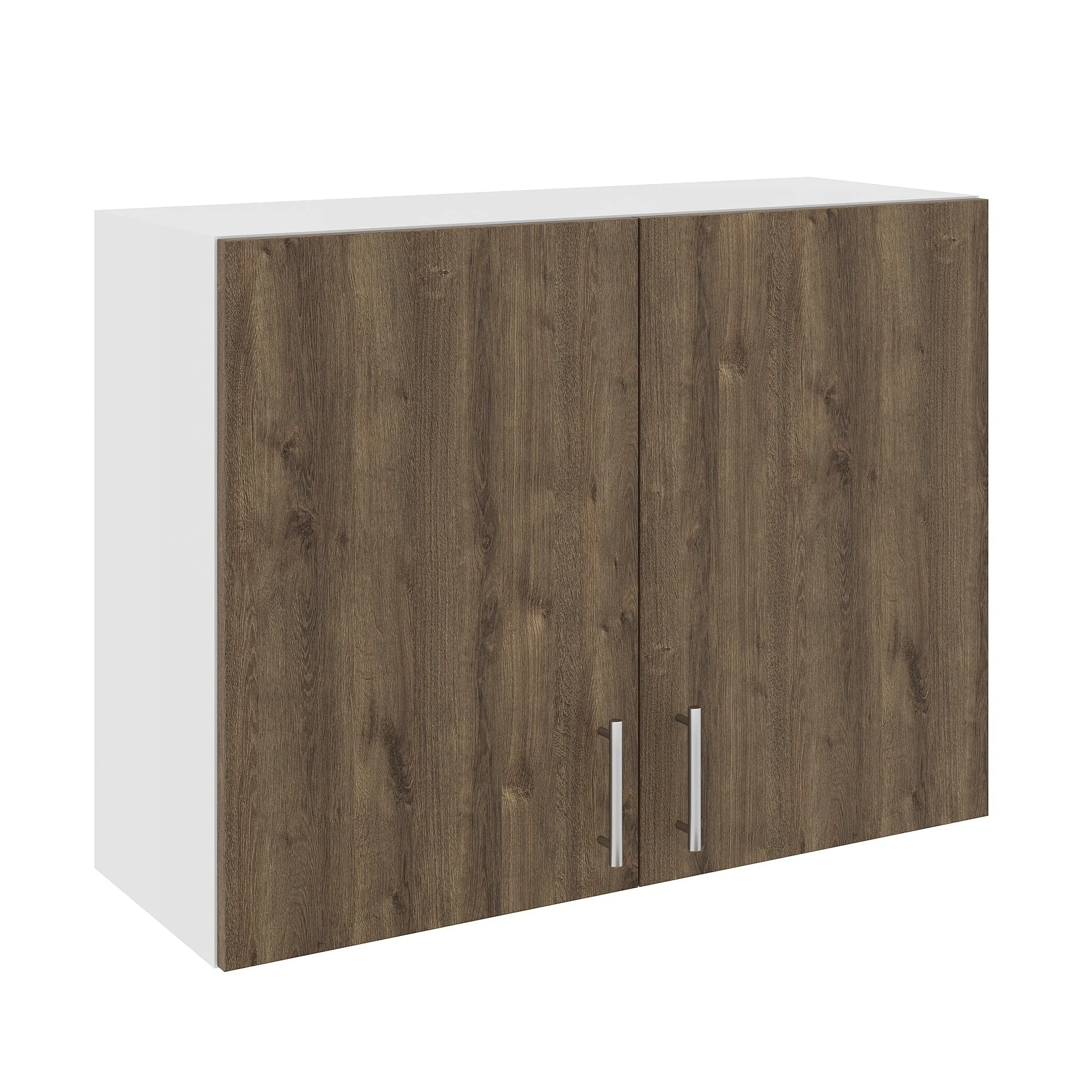 Corp Superior Karo, 2 Usi, Stejar Bronz/Alb, 80 x 30 x 60 cm