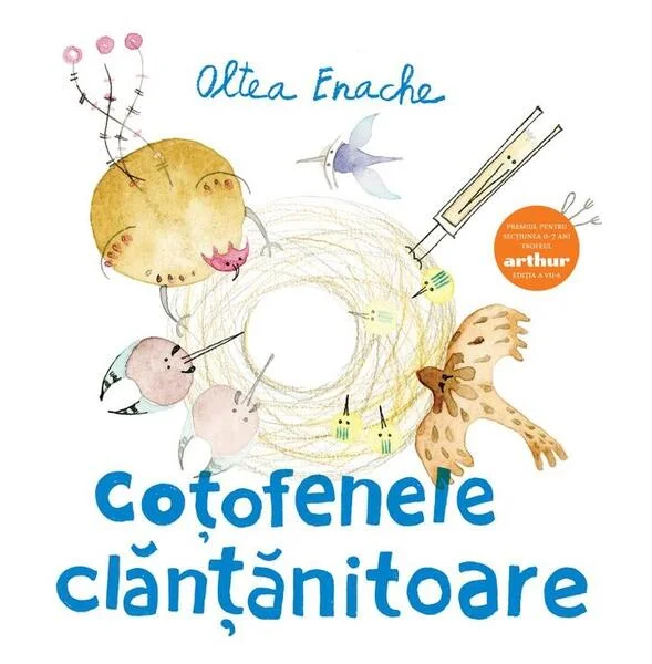 Coțofenele clănțănitoare - Hardcover - Oltea Enache - Vlad și Cartea cu Genius