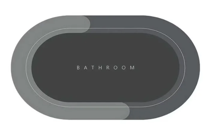 Covor de baie absorbant antiderapant 58 x 78cm material moale 3,5 grosime