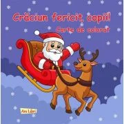 Craciun fericit, copii! Carte de colorat