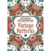 Creative Colouring For Grown-ups. Vintage Patterns